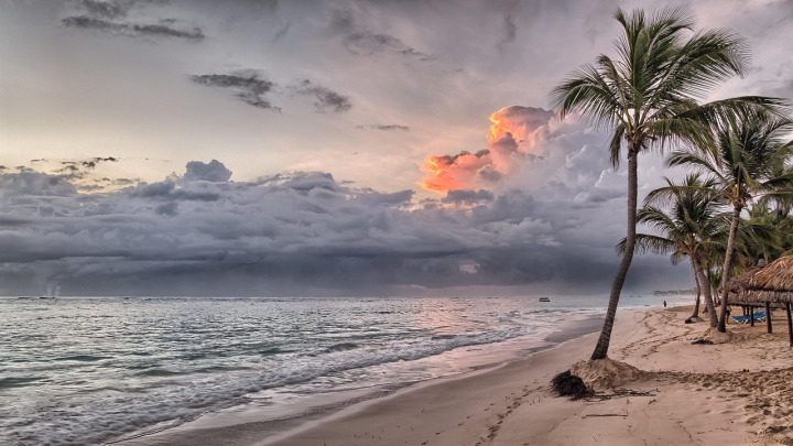 Caribbean beachfront hotel